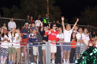 JP students cheer on their Wolves (Photo by: Liz Magyar)